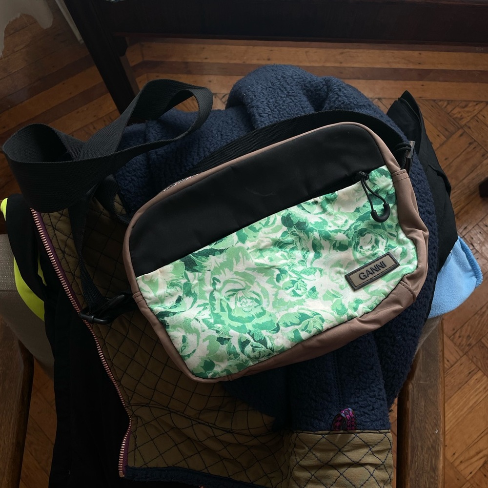 Ganni Crossbody Floral Bag